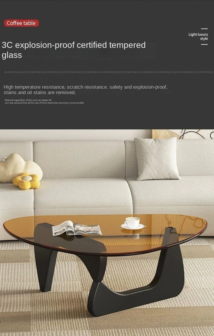 X&D Italian Style Nordic Style Minimalist Coffee Table In Home Living Room Modern And Fashionable Water Droplet Shaped Tea Table