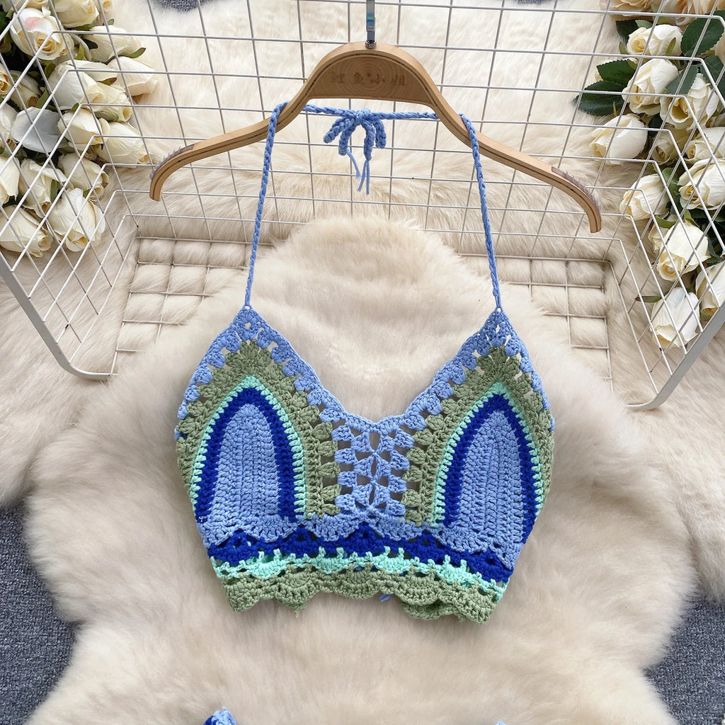 Halter Short Set