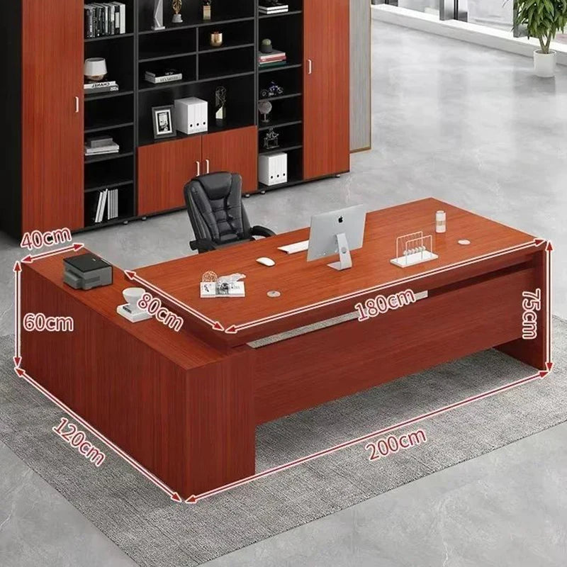 Executive Table Desk Writing Professional Auxiliary Computer Tables Work Corner Student Side Desk Study Mesa Office Furniture