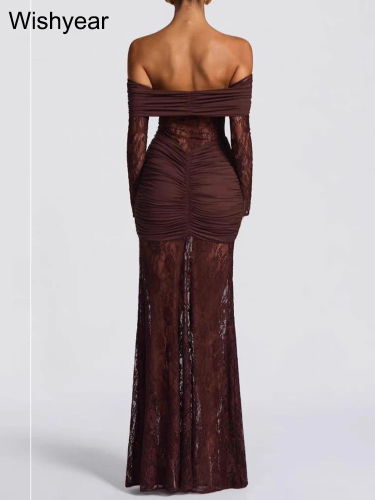 Long Sleeve Mermaid Dress