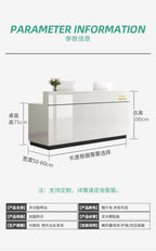 Counter Desk For Shops Counter Reception Beauty Salon Reception Desk Cashier Drawers Empfangstheke Kosmetik Office Furniture