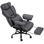 Big and Tall High Back Executive Task Chair Linen Fabric Breathable Keeping you cool Home Office Chairs