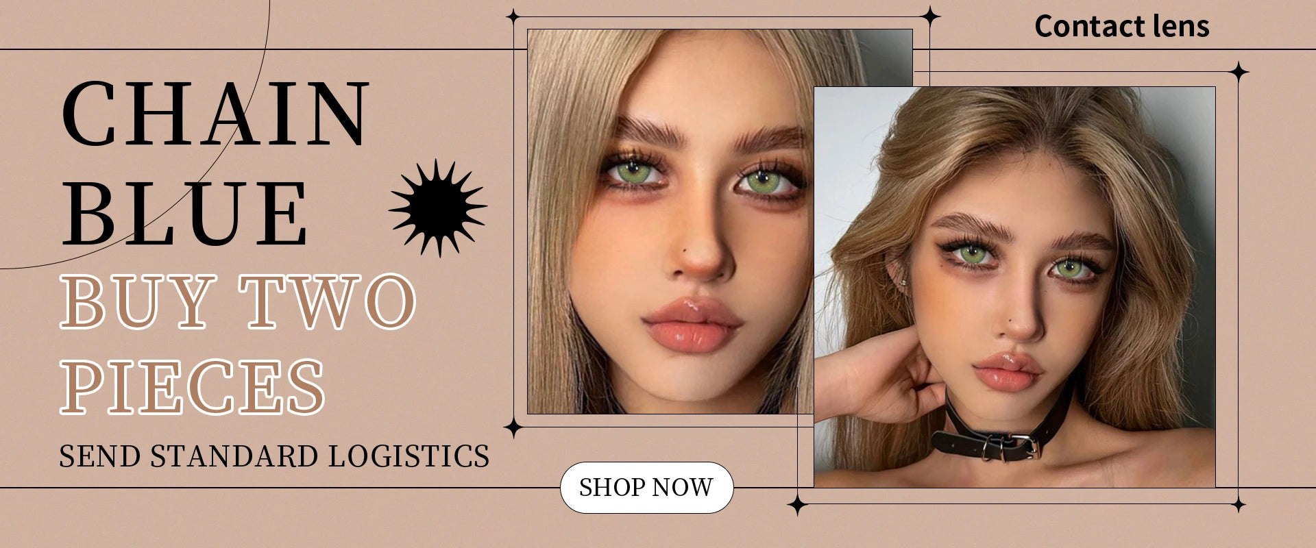 Duoxiu Contact Lenses 2Pcs Blue Green Contact Lenses Color Permanent Makeup Machine Changing Pupil and Eyes Color Fashion Lenses