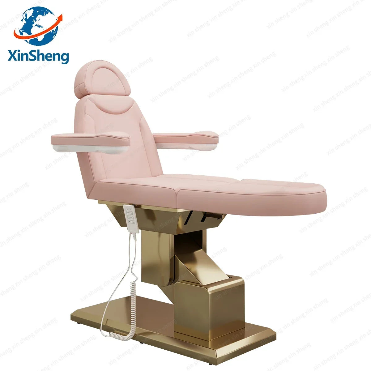 XinSheng Electric Lift Beauty Care Bed Adjustable Diagnostic Chair for Hospital Clinic Health SPA Store Sofa Leather Furniture