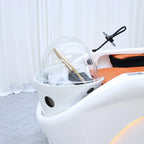 Plug In Automatic Massage Shampoo Bed Built in Electric Massager, Hair Salon Head SPA Hydrotherapy Commercial Salon Furniture