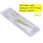 2PCS/5PCS/12PCS Animal Nasolacrimal Duct & IV Infusion Winged IV Catheter with Heparin Lock for Pet Animal Infusion 22G 24G 26G