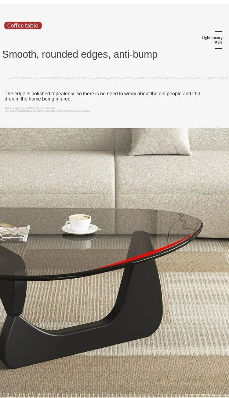 X&D Italian Style Nordic Style Minimalist Coffee Table In Home Living Room Modern And Fashionable Water Droplet Shaped Tea Table