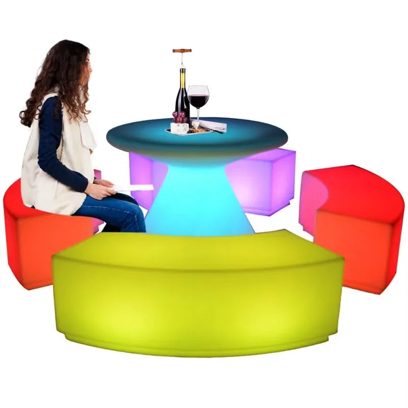 Outdoor Garden Plastic Bar Stool Furniture Table Chair Sofa
