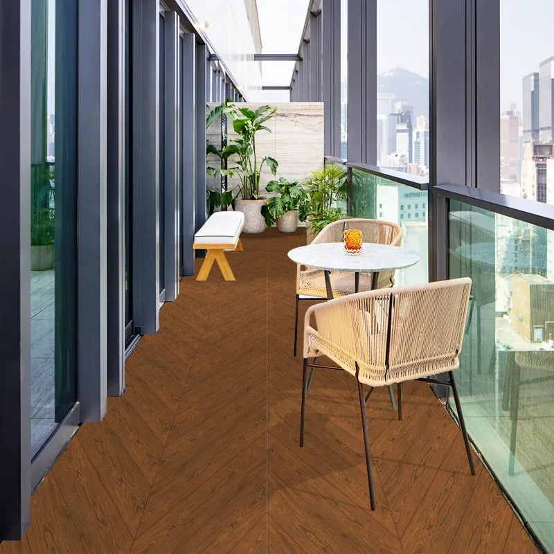 15x90cm Waterproof 3D Self-Adhesive thick Wood Grain Floor sticker Wallpaper Wall Sticker Living Room Toilet Kitchen Home Decor