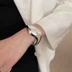 Irregular Geometric Bangle