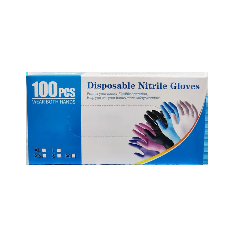 Medical Gloves Disposable White NitrileY86Durable Protective Medical Surgical Inspection Food Grade