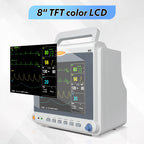 6-Parameter Patient ECG Vital Sign Monitor