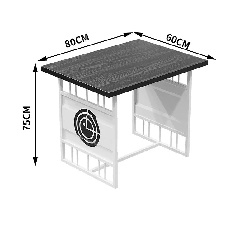 Industrial style Internet celebrity milk tea shop table and chair combination bar hot pot burger hotel coffee western restaurant