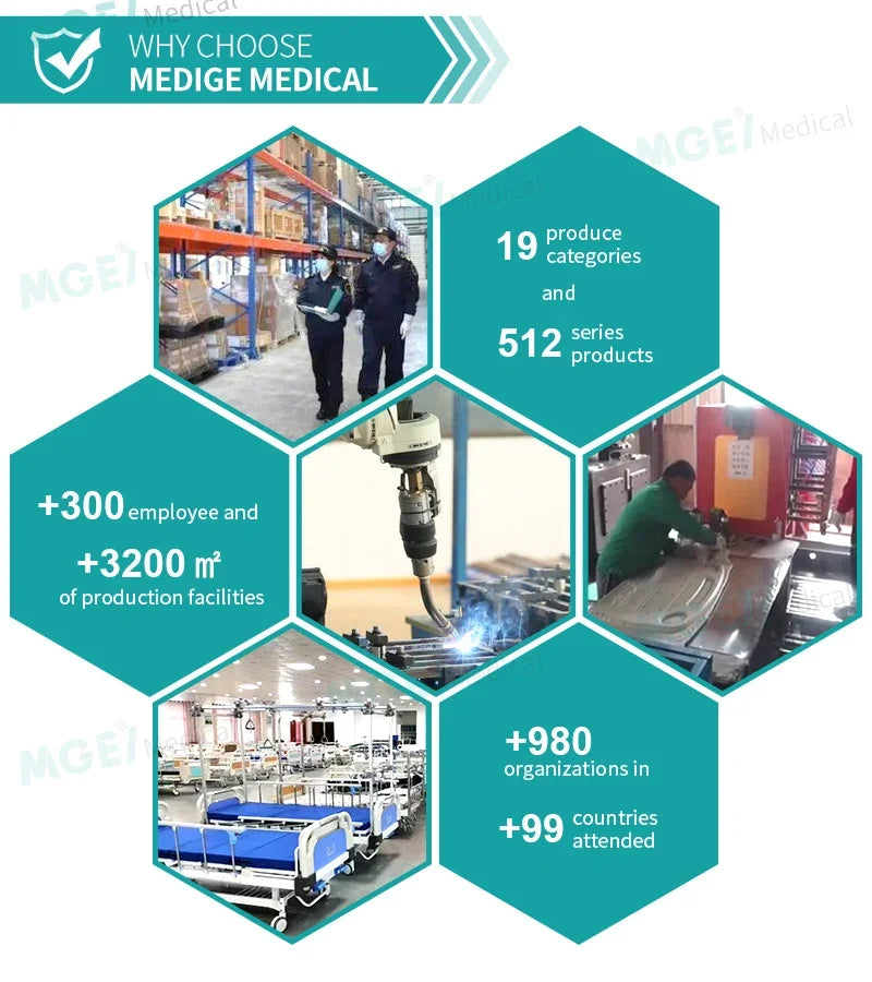 MGE-DO6 Adjustable Gynecology Examination & Delivery Bed