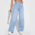 High-Waist Baggy Boyfriend Jeans
