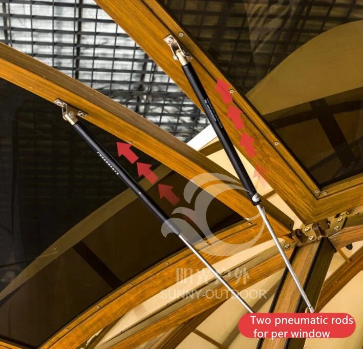 UFO Aluminum Patio Gazebo Canopy & Pergola for Outdoor Space