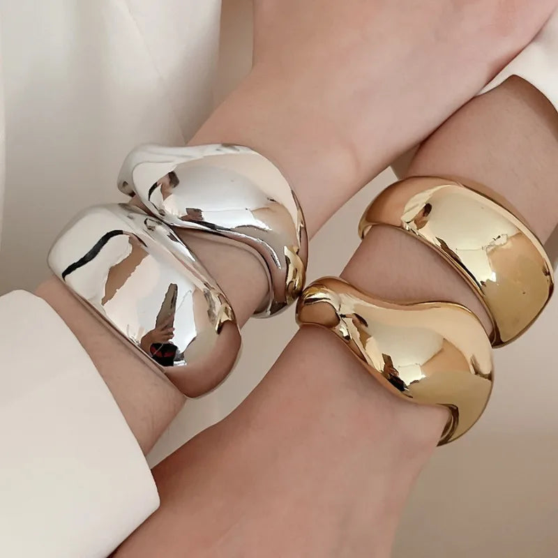 Irregular Geometric Bangle