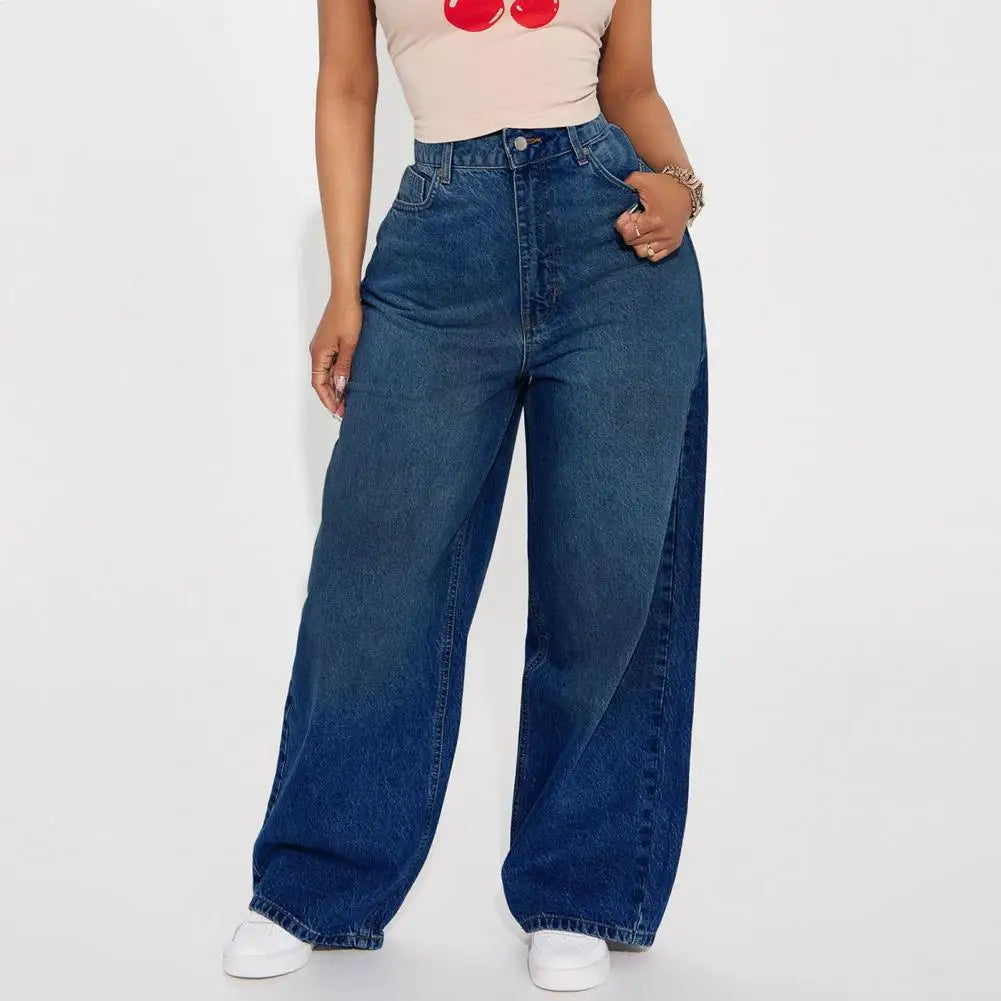Wide Leg Boyfriend Jeans