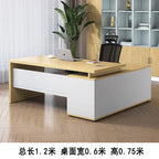 Wooden Boss Table Simple Modern Cabinet Designer Reading Reading Desk Secretary High Quality Art Bureau Meuble Office Furniture