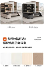 Light luxury boss table, simple modern desk, large desk manager, office desk and chair combination