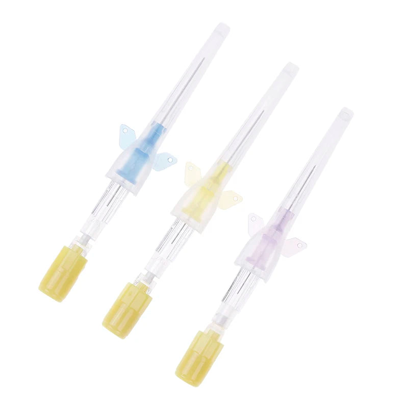 Disposable Animals IV Cannula Intravenous Injection Catheter With Wing 22G 24G 26G For Pet Dog Cat Veterinary Tools