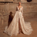 Long Sleve Wedding Dress