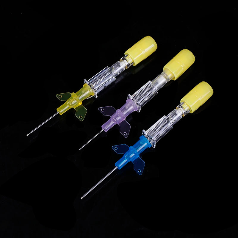 Disposable Animals IV Cannula Intravenous Injection Catheter With Wing 22G 24G 26G For Pet Dog Cat Veterinary Tools