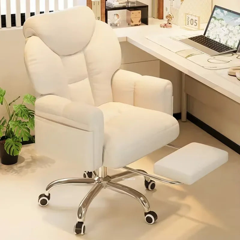 Mobile Swivel Soft Gaming Chairs Comfortable Aesthetic Gamer Leisure Desk Chair Nordic Office Chair Home Office Furniture V l