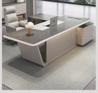 Boss's desk is simple, modern table and chair combination, advanced sense, large class desk, single presiden