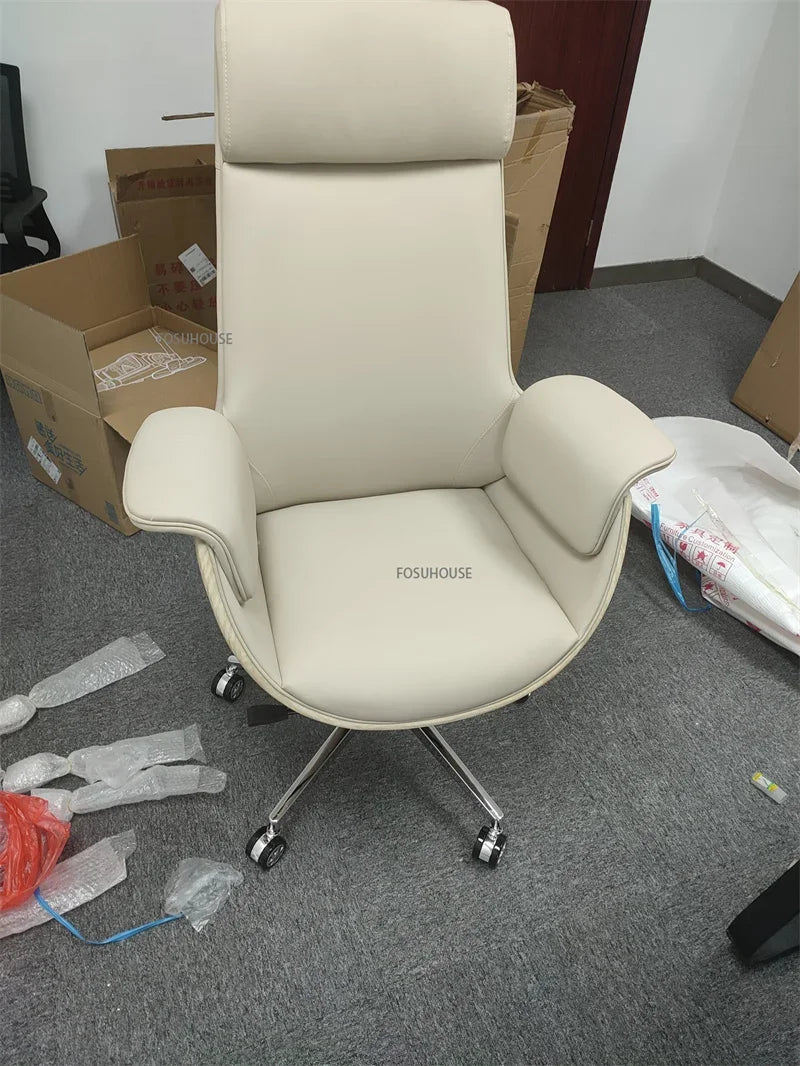 Modern Light Luxury Computer Chair Bedroom Comfortable Gaming Chair Lift Swivel Chairs Office Chairs Ergonomic Executive Chair