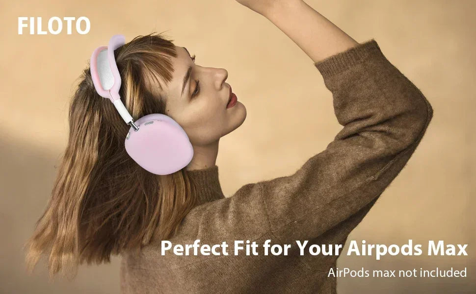 For Airpods Max Headphones, Silicone Cover for Apple Airpod Max Accessories Cases Silicone Case