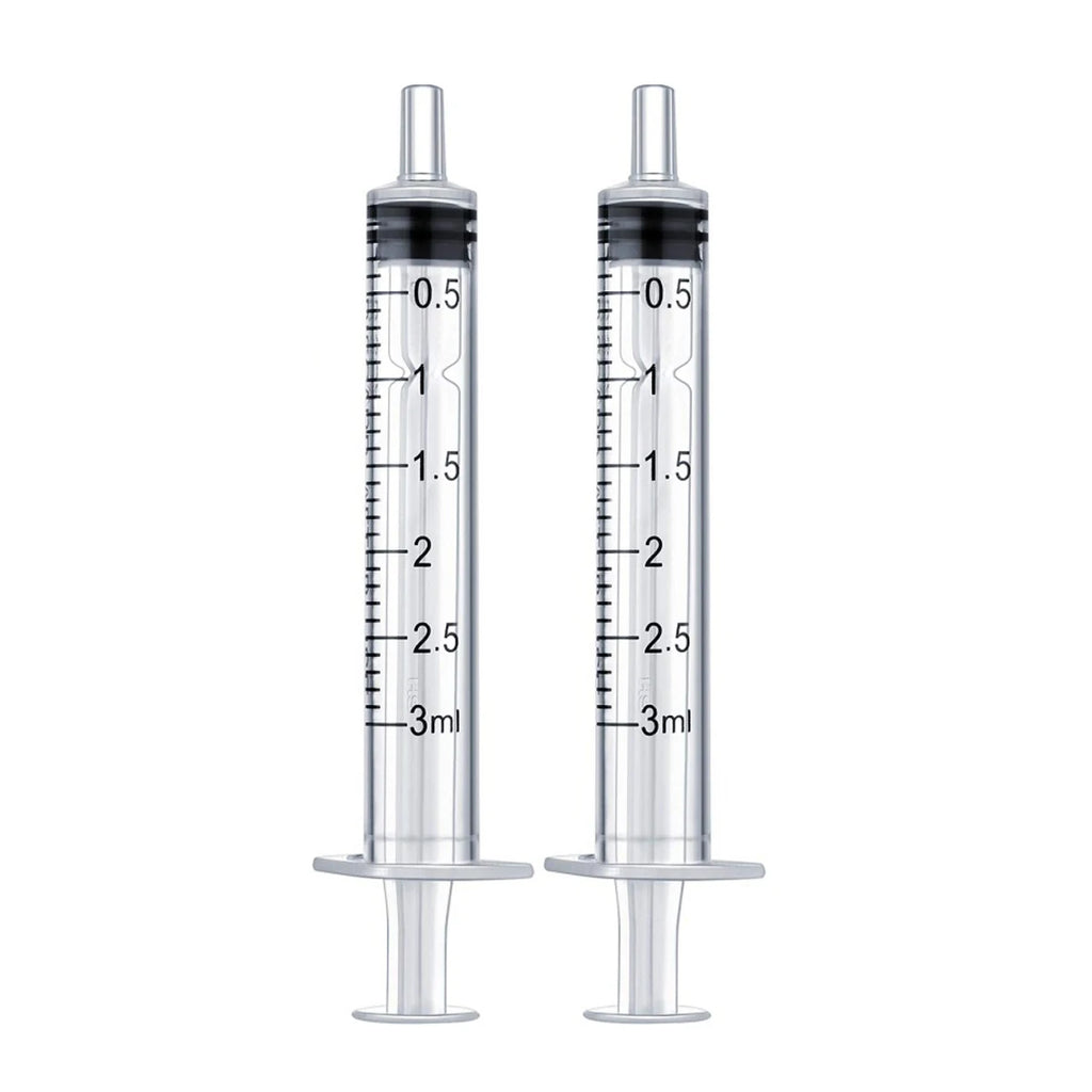 3ml Syringes + 25G 20MM Injection Needles Drawing Needles Injection Tool Sharp Pointed Needles Disposable Needle