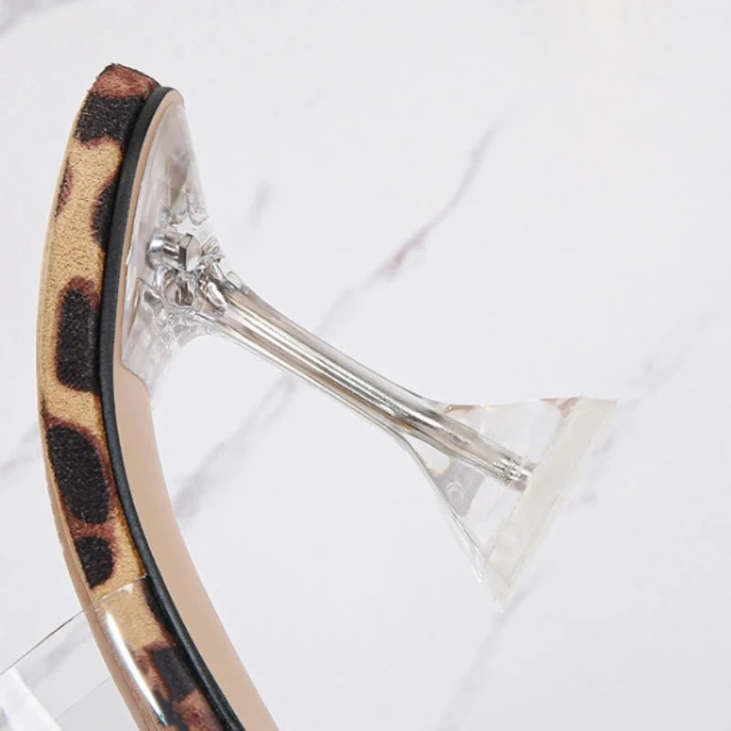 Thin Heel Square Toe Mules