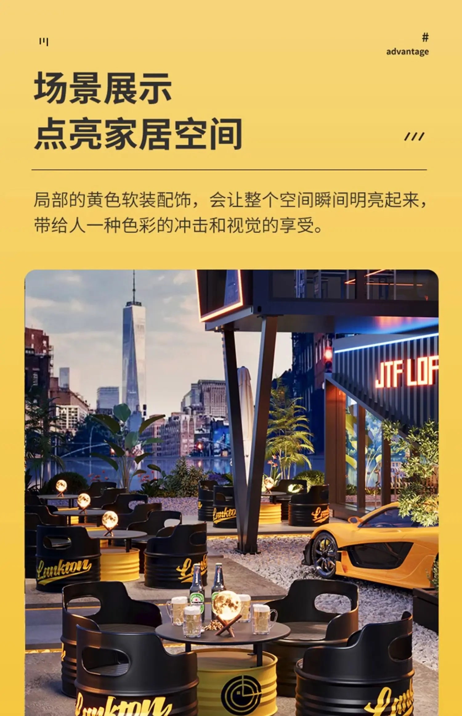 Industrial wind oil drum table and chair combination milk tea barbecue restaurant indoor and outdoor wrought iron furniture can