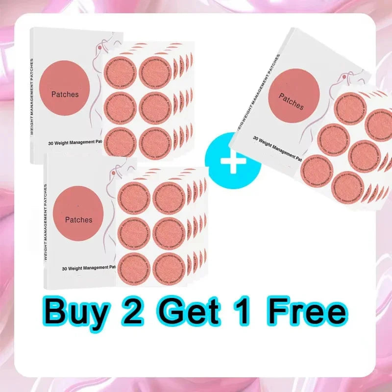 Patches | 30pcs Scientific Formulation Precisely Regulates Appetite & Metabolic Balance Pure Plant Active Delivery System