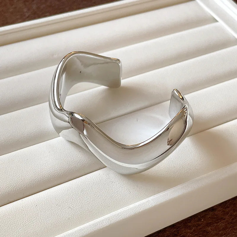 Irregular Geometric Bangle