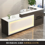 Luxury Modern Reception Desk with Logo Display