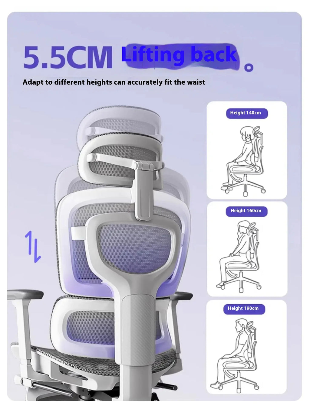 Foot Rest Chair Ergonomic Gaming Chairs Computer Comfortable Wheels Massage Adjustable Sedia Da Ufficio Office Furniture