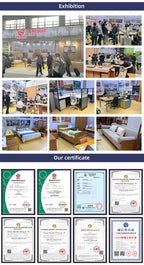 Modern Design Office Furniture Single-seat Employee Workstations Wooden Computer Desks and Office Desks with Storage Cabinets