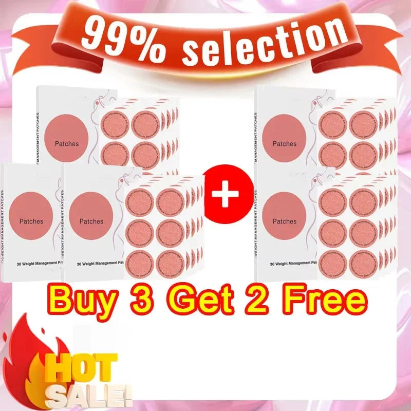 Patches | 30pcs Scientific Formulation Precisely Regulates Appetite & Metabolic Balance Pure Plant Active Delivery System