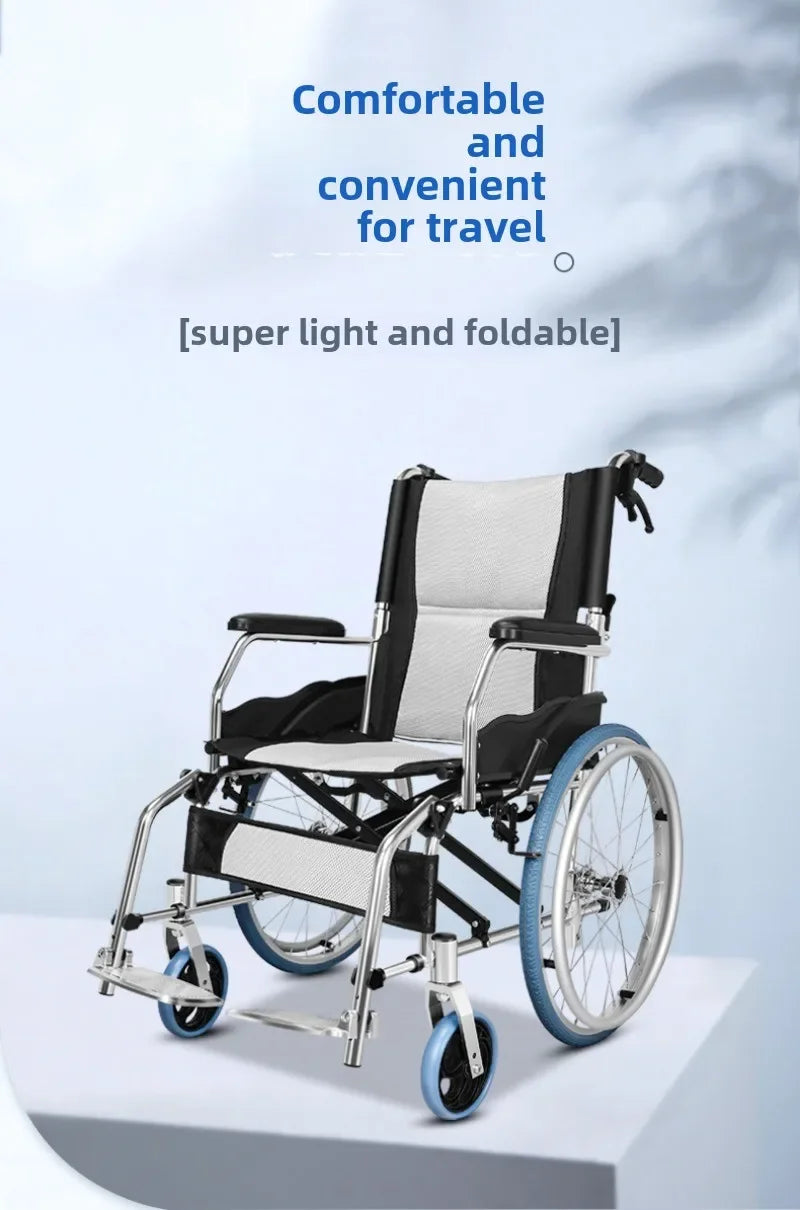 Wheelchair Wheelchair Folding Lightweight Small Elderly Special Disabled Portable Hand Push Scooter