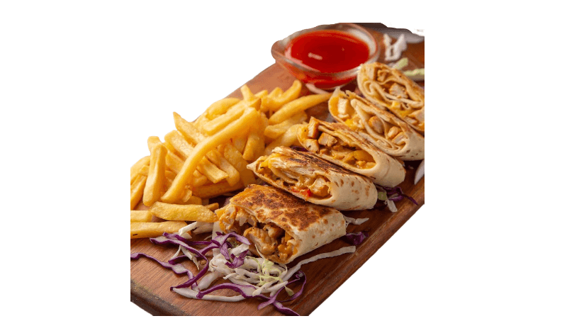 Shawarma with French Fries