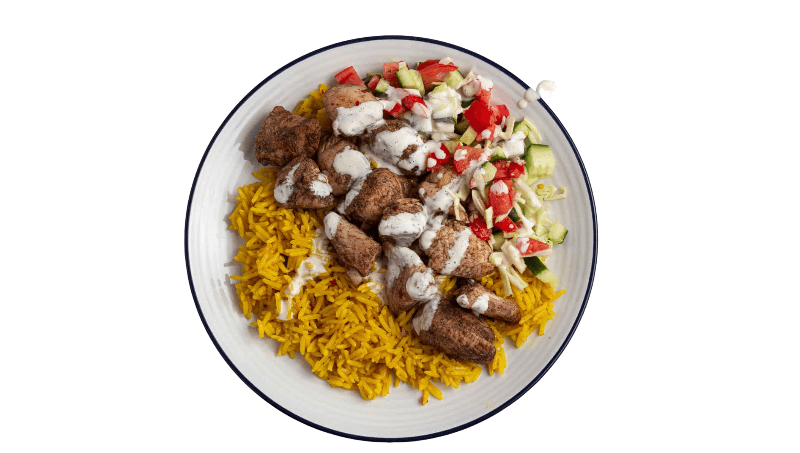 Shawarma with Fried Rice