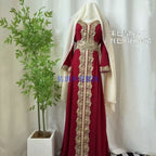 Women's Luxury Embroidered Lace Abaya