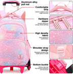 3-Piece School Set – Rolling Backpack