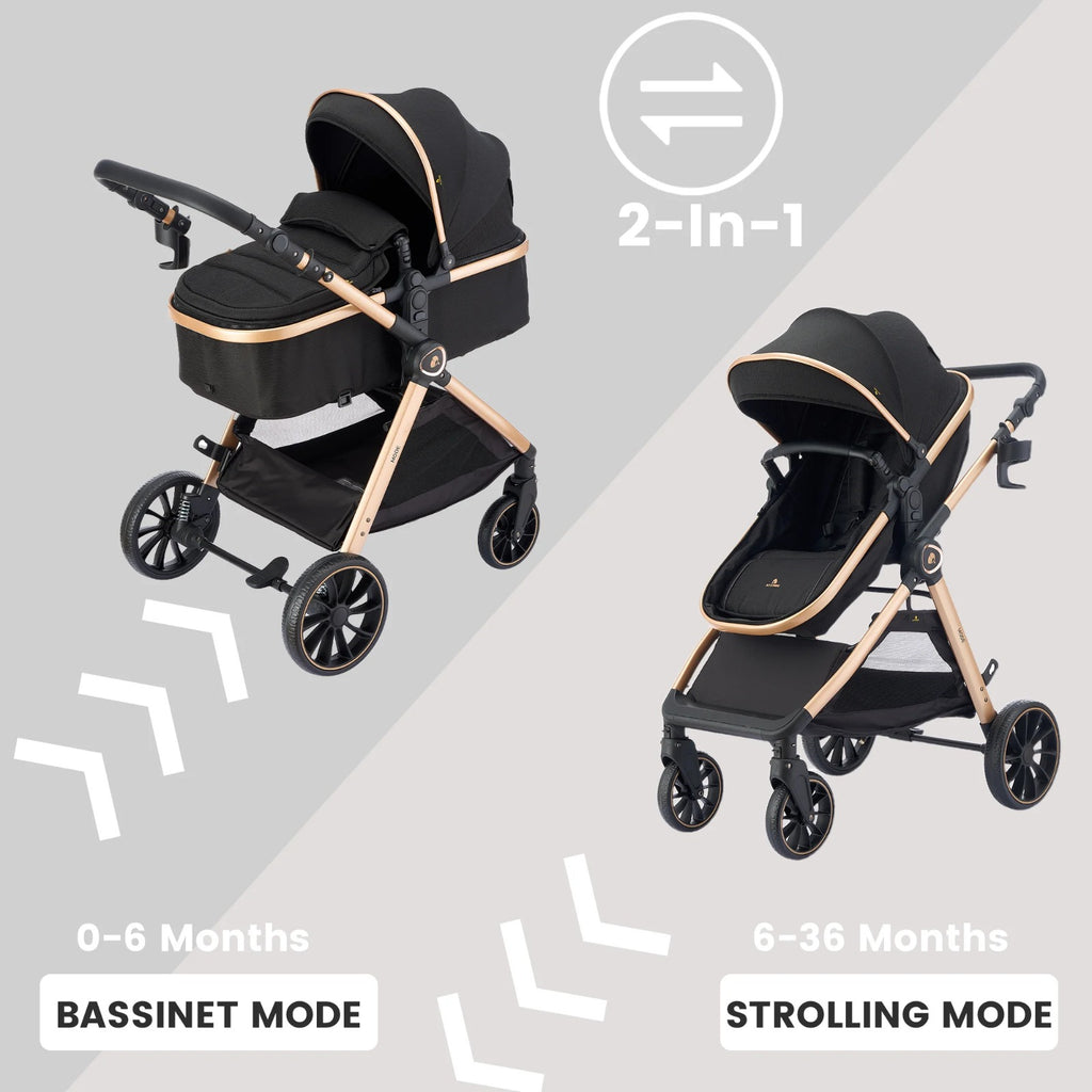 Accombe 2-in-1 Baby Stroller