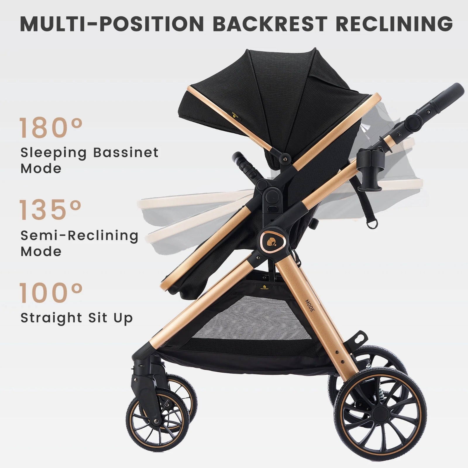2-in-1 Premium Baby Stroller