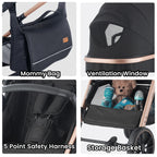 Accombe 2-in-1 Baby Stroller