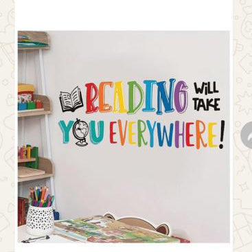 Reading Wall Sticker