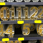 Marquee Number Lights